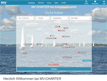 Tablet Screenshot of mv-charter.de